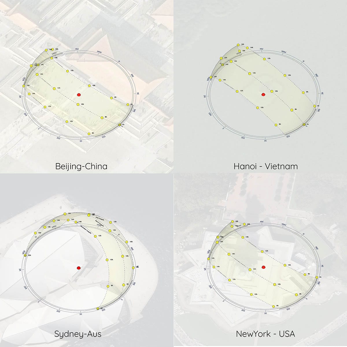 Free Heliodon 3D Model Collection: Global Cities for Architectural Solar Studies